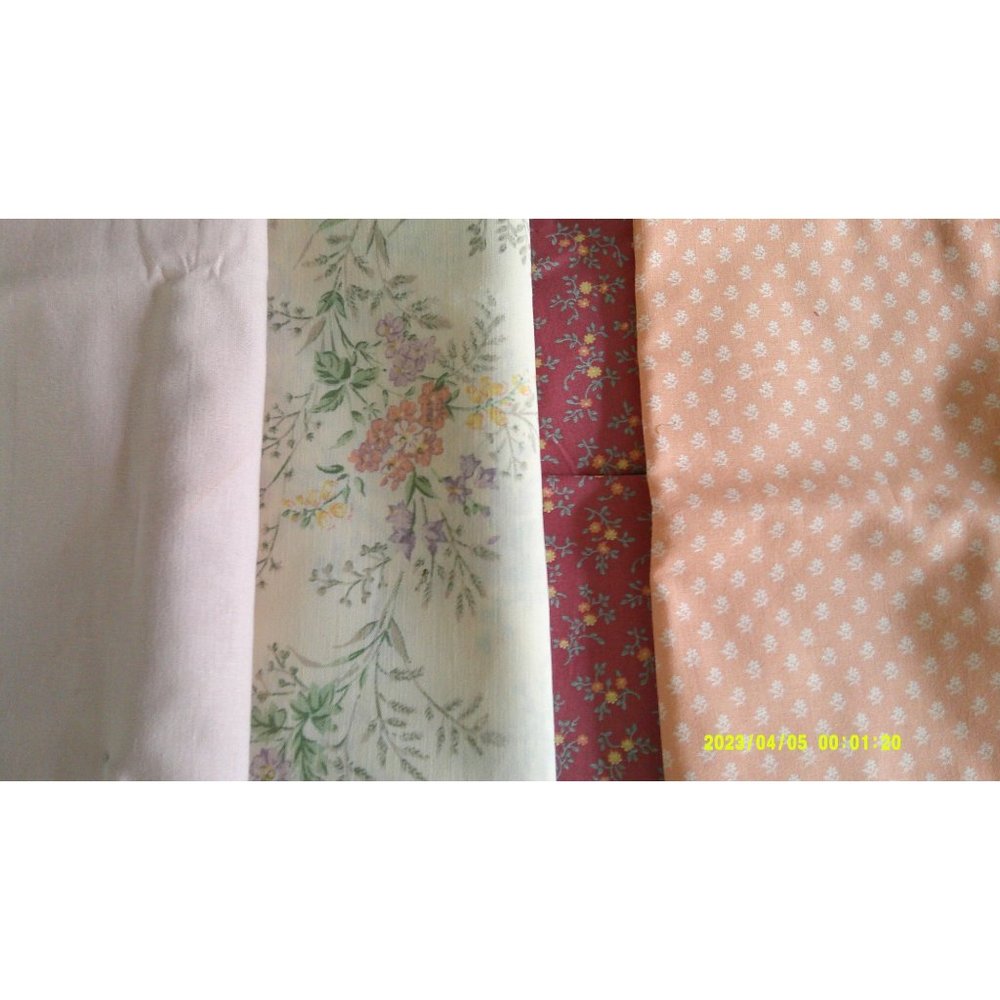 Floral Fabric Multiple Pieces * Sewing * Quilting * Blankets * Crafts * F212 ac